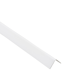 PVC ANGULAR PROFILE 20x20x1MM 1M MATT WHITE