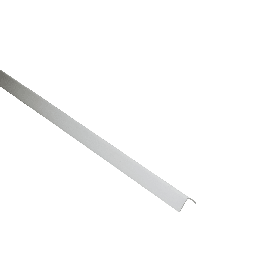 PVC ANGULAR PROFILE 10x10x1MM 1M MATT WHITE