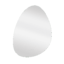 MODERN BATHROOM MIRROR STONE BACKLIT H 60 L 80 CM