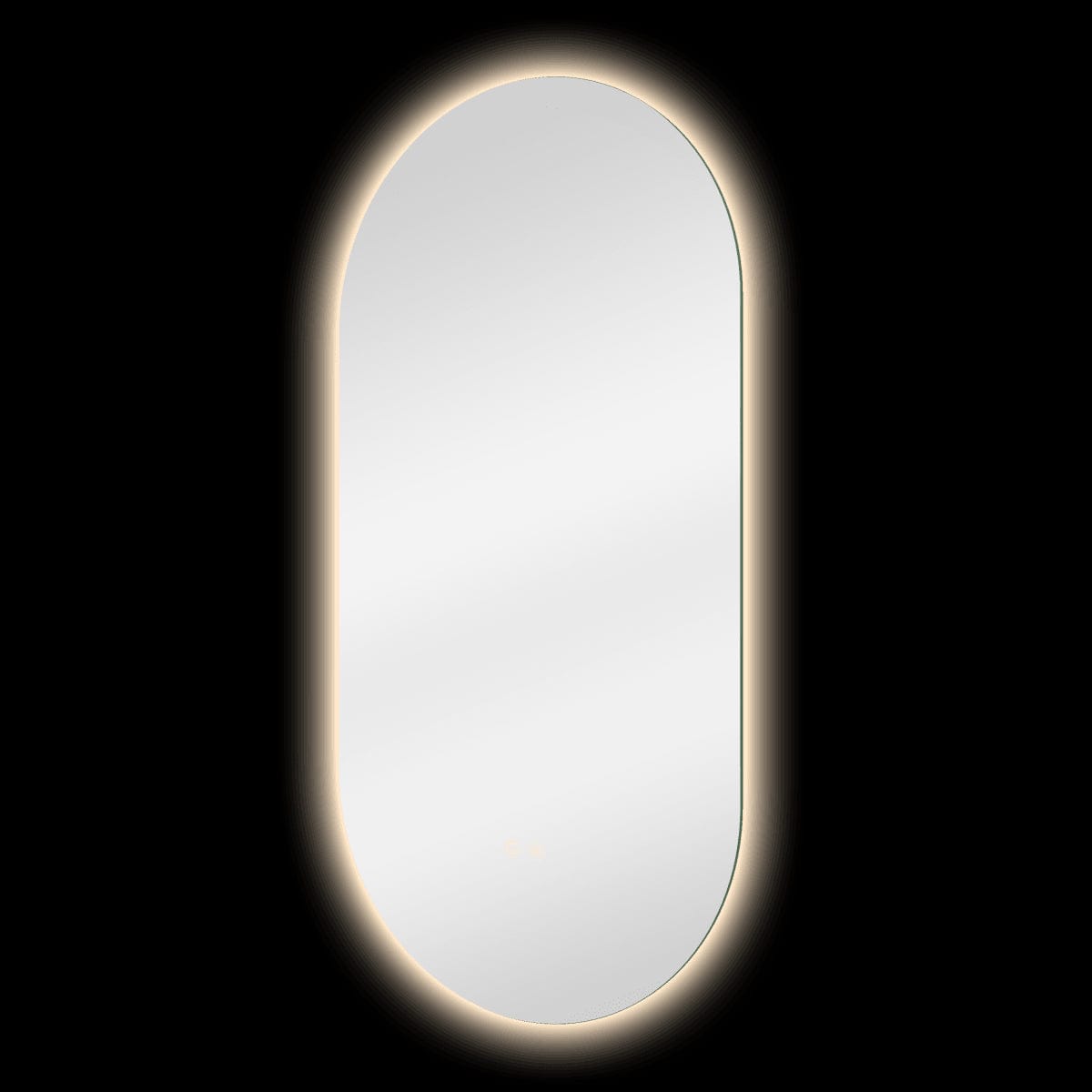 Bricocenter MODERN OVAL BACKLIT BATHROOM MIRROR H 80 L 40 CM