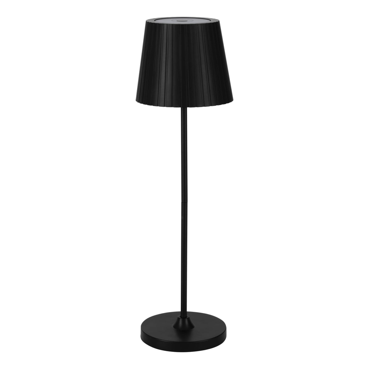 Lampada da tavolo cabozo nero h37 cm ip44