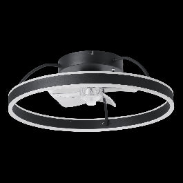 MARINELLA CEILING FAN ALUMINUM BLACK D46 CM LED 36W RGB