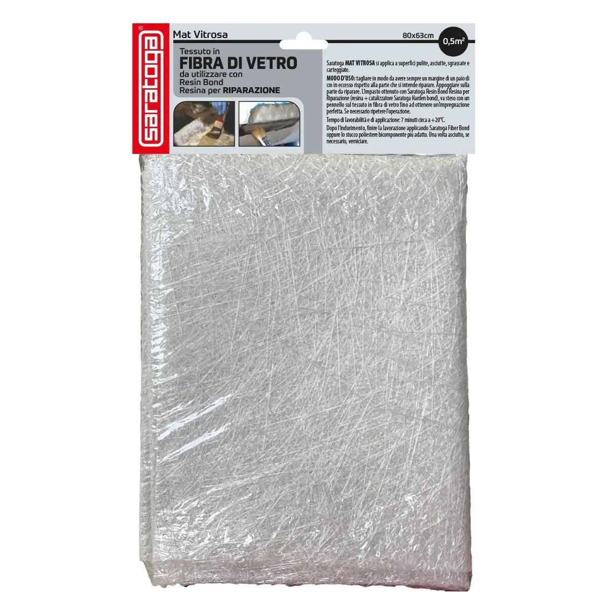 FIBERGLASS FABRIC SHEET MAT VITROSA SARATOGA 80X63CM