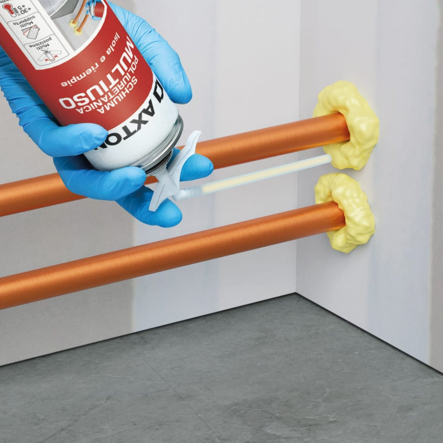 Bricocenter BI PACK MULTI-PURPOSE POLYURETHANE FOAM 750 ML AXTON