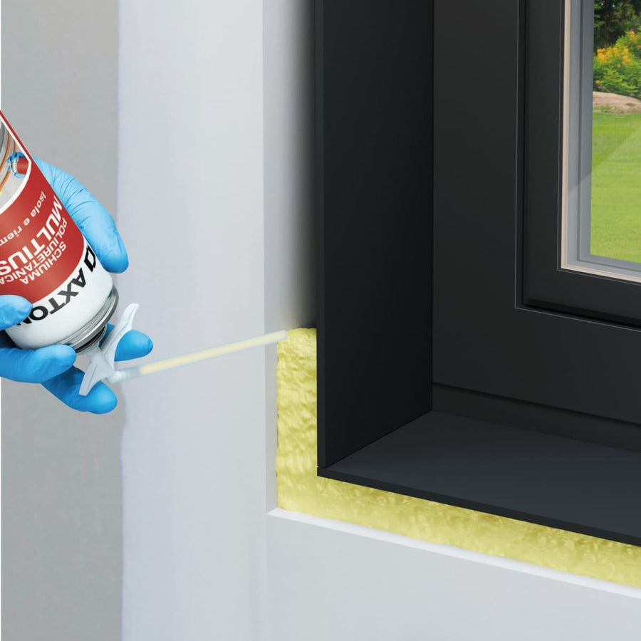 Bricocenter BI PACK MULTI-PURPOSE POLYURETHANE FOAM 750 ML AXTON