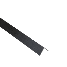 PVC CORNER PROFILE 20X20X1MM 1M MATT BLACK