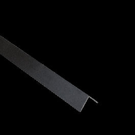 PVC CORNER PROFILE 20X20X1MM 1M MATT BLACK