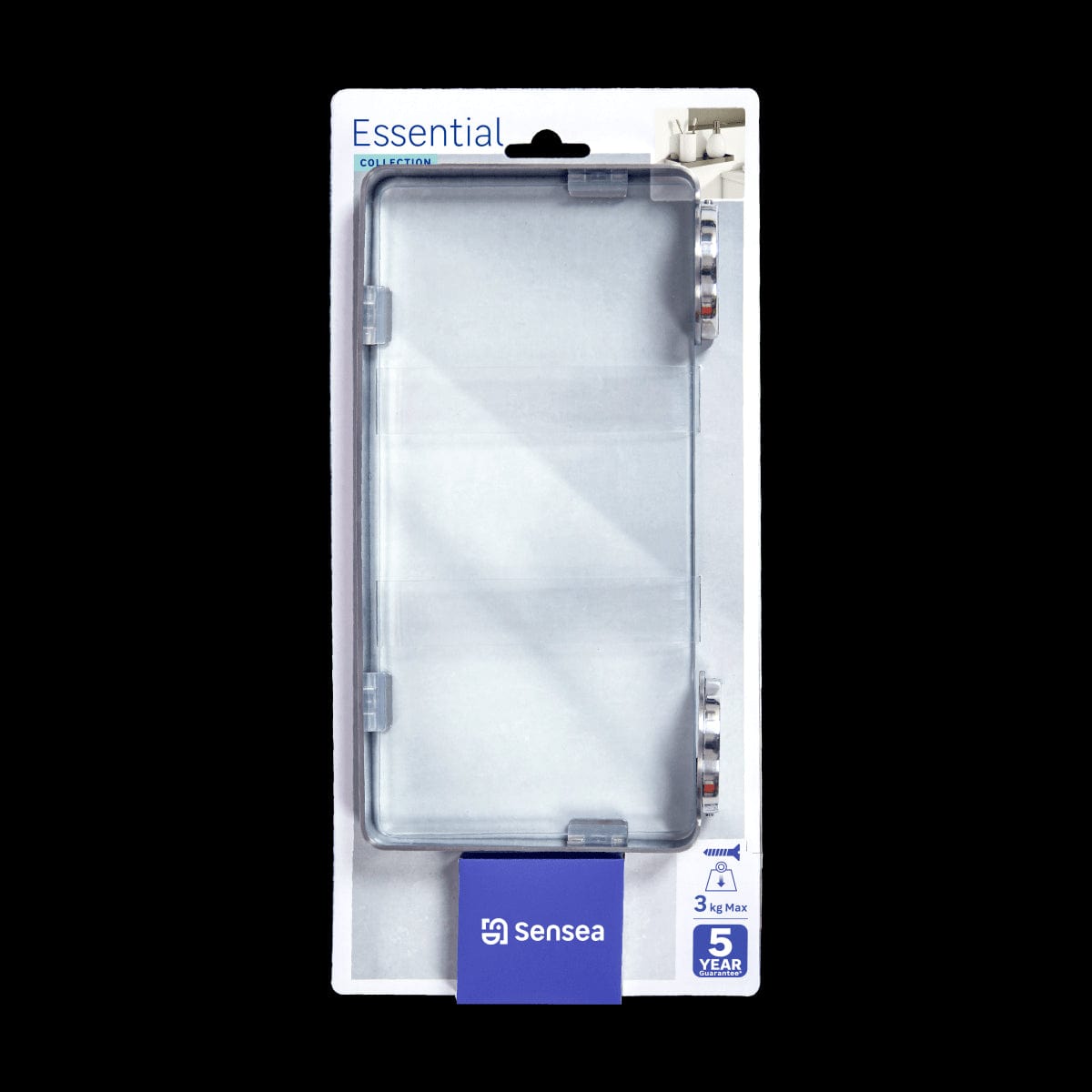 Bricocenter SHELF 25 CM ESSENTIAL CHROME