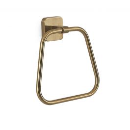 TONGA GOLD MATT RING TOWEL HOLDER