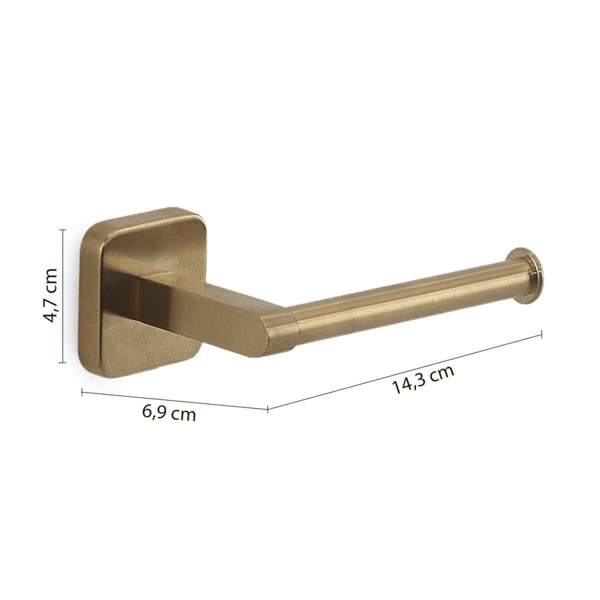 Bricocenter TONGA ROLL HOLDER MATT GOLD