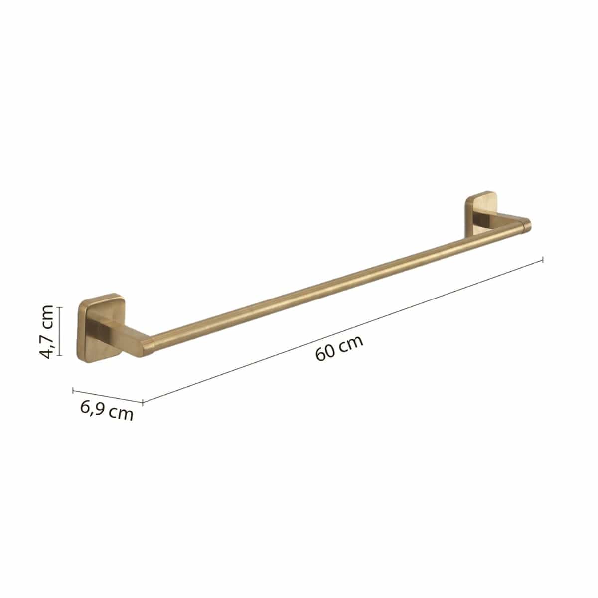 Bricocenter TOWEL HOLDER CM60 TONGA GOLD MATT