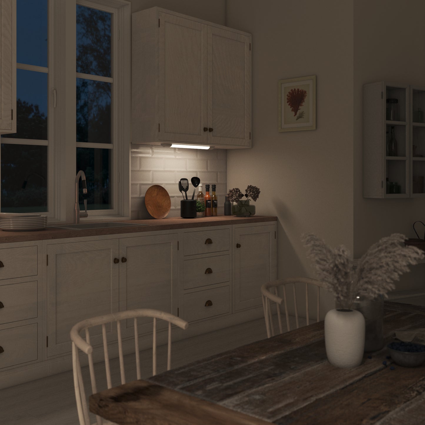 REGLETTE OKHA 60CM LED 12W NATURAL LIGHT IP20