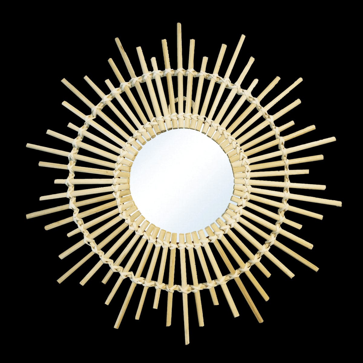 Bricocenter SET 3 BAMBOO MIRRORS D30 CM