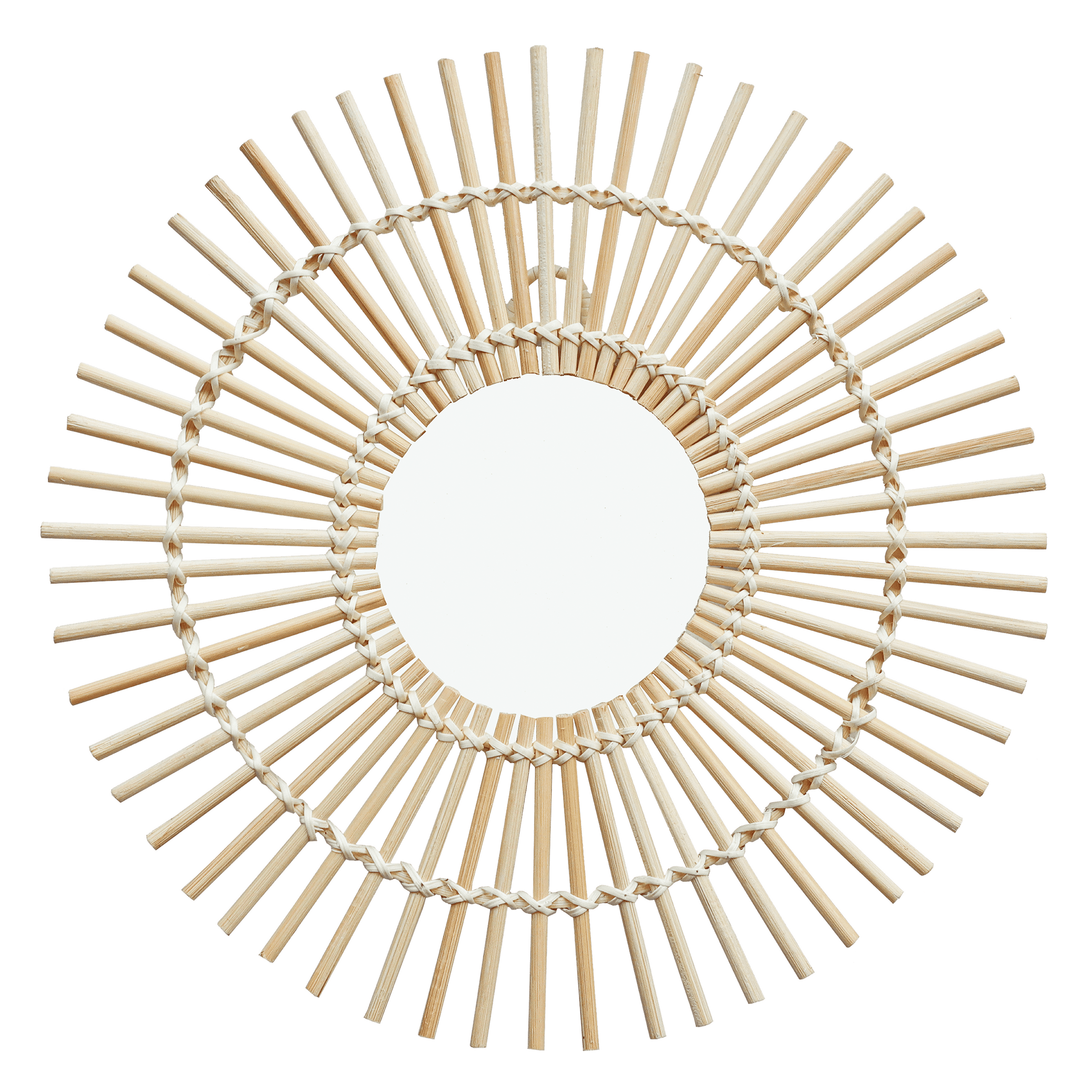 SET 3 BAMBOO MIRRORS D30 CM