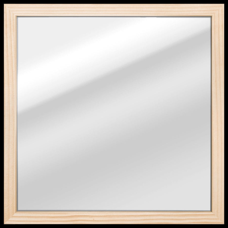 Bricocenter 30X30CM NATURAL WOOD MIRROR