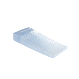 OPAQUE TRANSPARENT PVC WEDGE D 0 X H 3