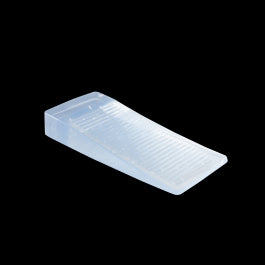 OPAQUE TRANSPARENT PVC WEDGE D 0 X H 3
