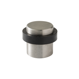 DOORSTOP STAINLESS STEEL WITH DOUBLE SATIN NICKEL FIXING D 3.6 X H 3.2 CM, 2 PIECES INSPIRE