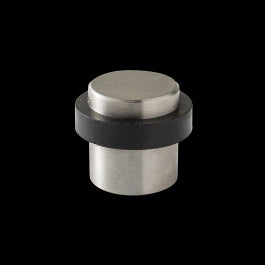 DOORSTOP STAINLESS STEEL WITH DOUBLE SATIN NICKEL FIXING D 3.6 X H 3.2 CM, 2 PIECES INSPIRE