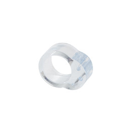 MATT TRANSPARENT PVC DOORSTOP D 0 X H3.2 CM, 6 PIECES INSPIRE