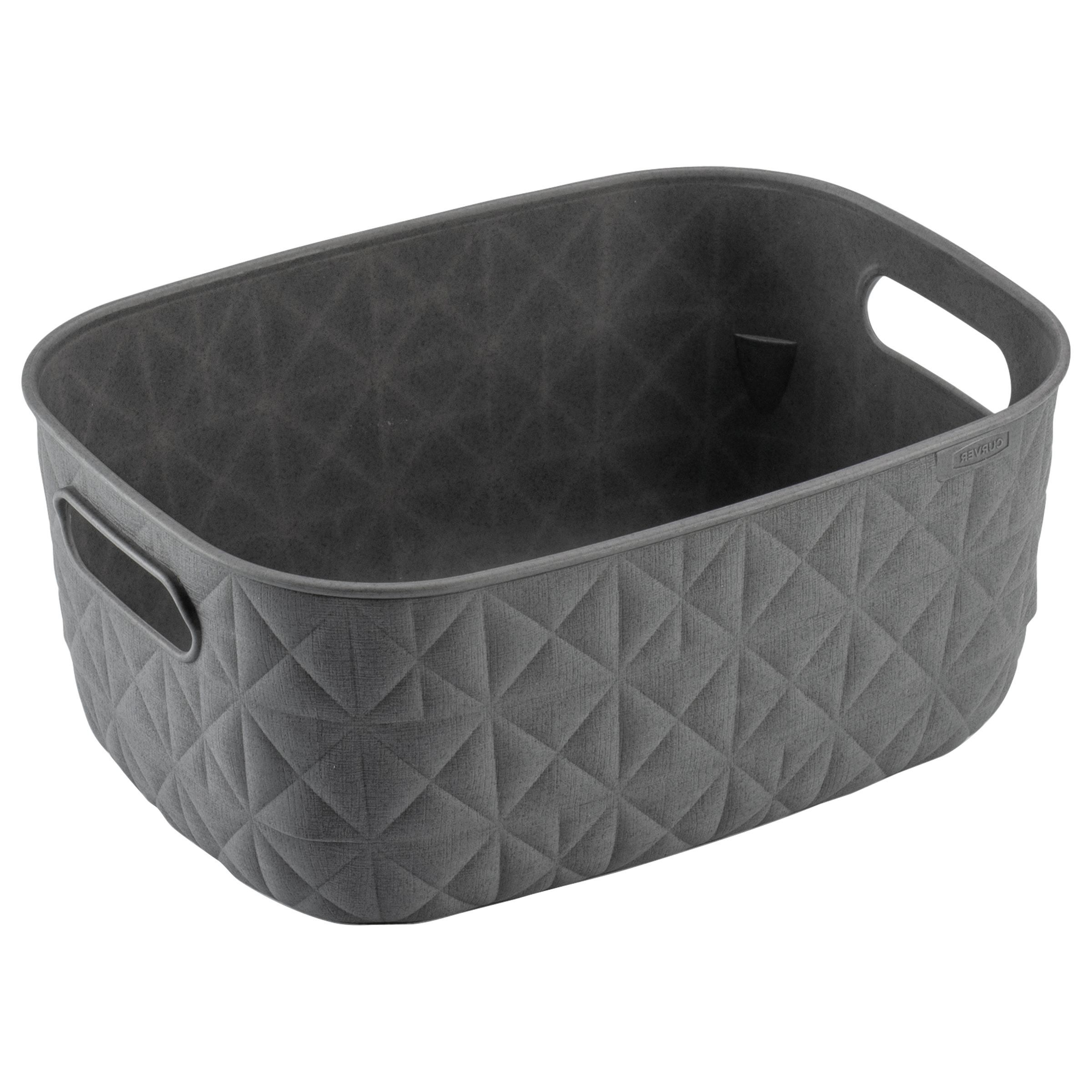 Softex Basket S waste bin – 4 litres – 26.4 cm (W) x 19.4 cm (D) x 11.1 cm (H) – grey