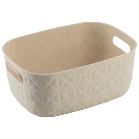 Softex Basket S waste bin – 4 litres – 26.4 cm (W) x 19.4 cm (D) x 11.1 cm (H) – chalk white