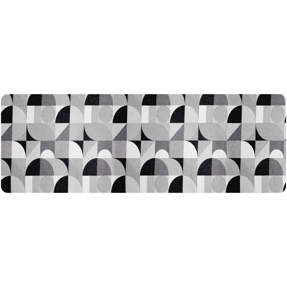 Songe grey rug, 50x180 cm