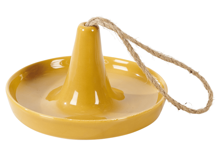 COLIBRI Yellow feeder, H 9,2 cm - Ø 15,8 cm