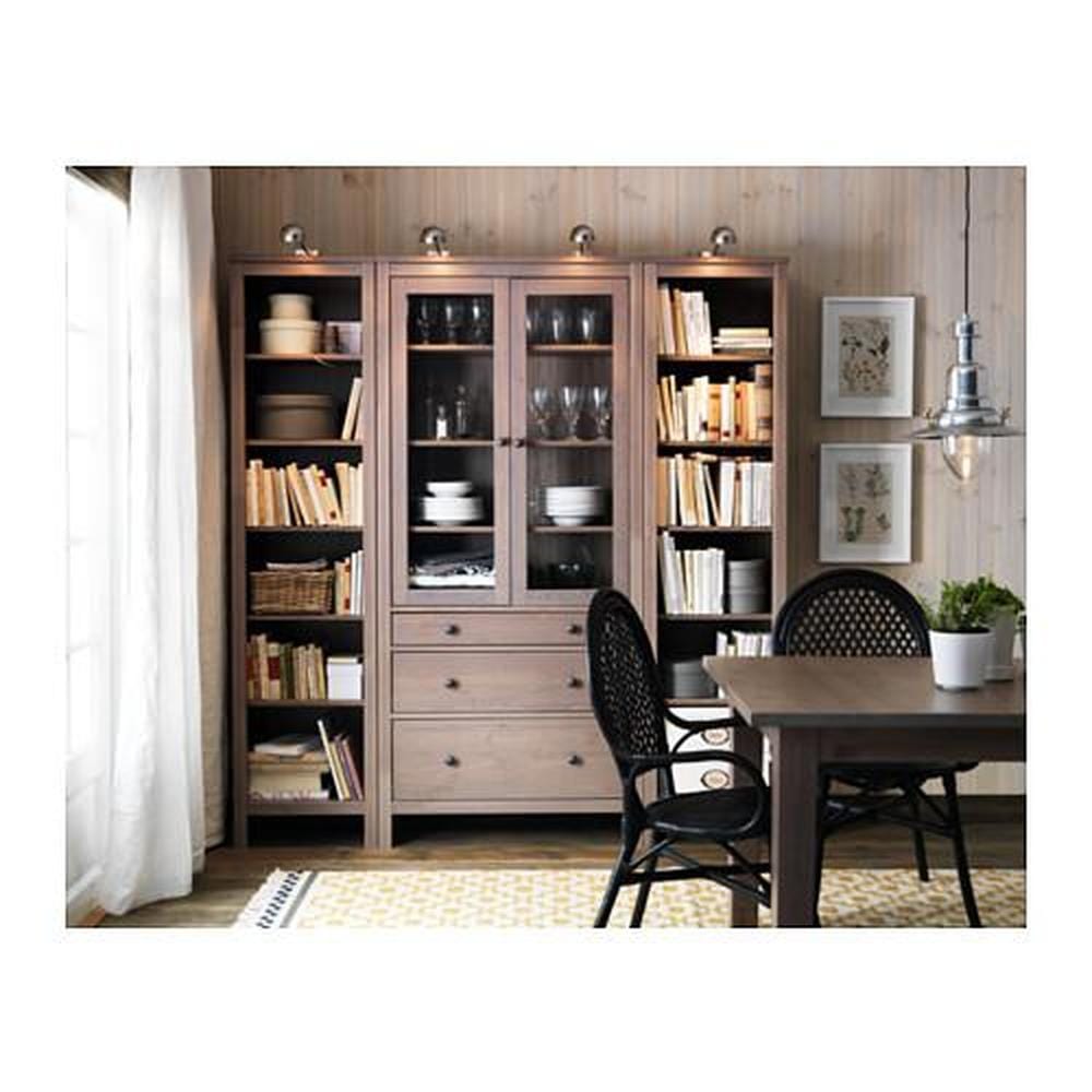 Ikea FORMAT LED lighting cabinet nickel plated