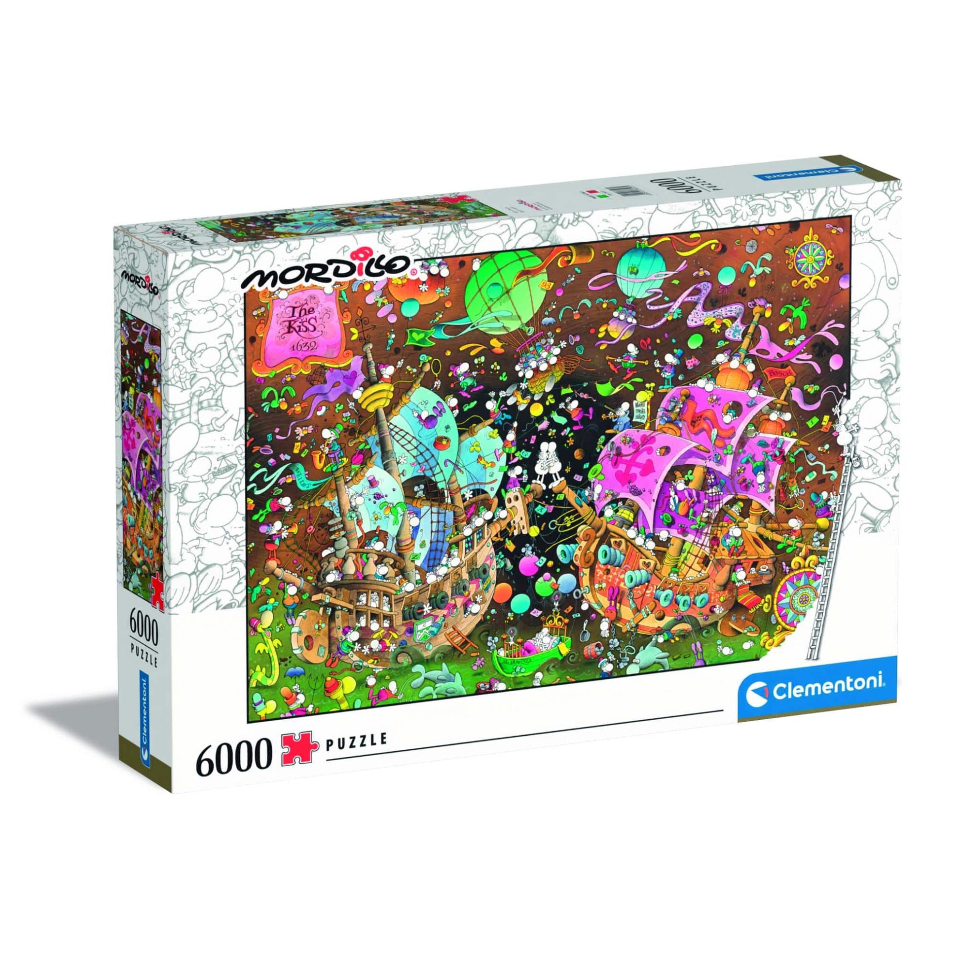 Toys 6000 piece puzzle - Mordillo: The Kiss