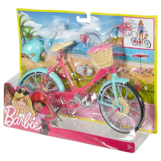 Toys Barbie - Bicycle With Helmet And Accessories