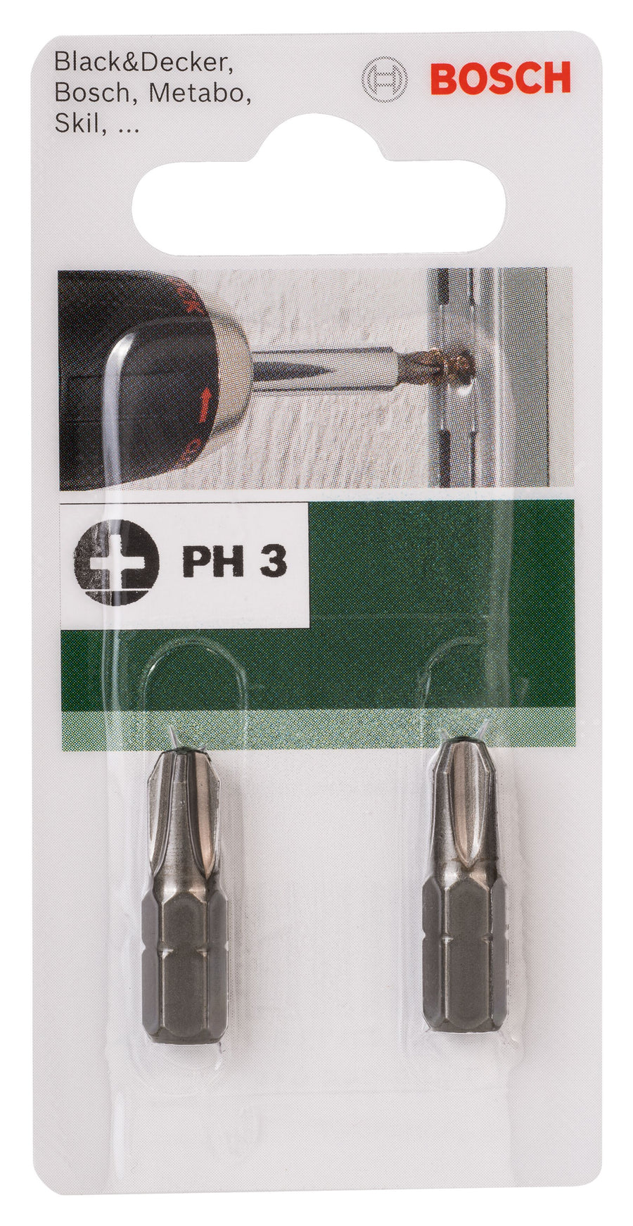Bit avvitamento ph3 25mm 2 pz
