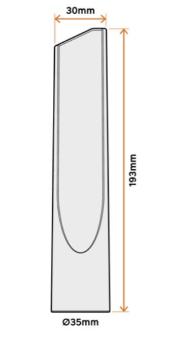 Dexter 35 mm plastic slot vent