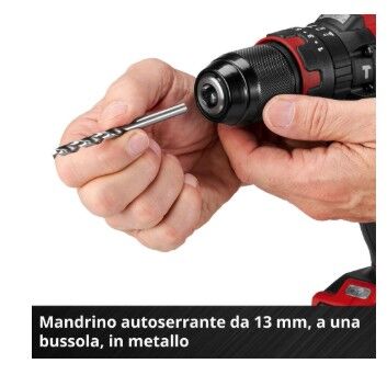 Trapano avvitatore a percussione a batteria te-cd 18/40 li-i +64 (1x2,0ah)
