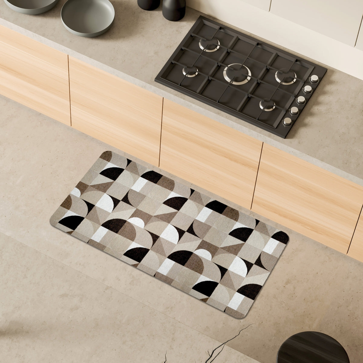 Songe beige mat, 50 x 75 cm