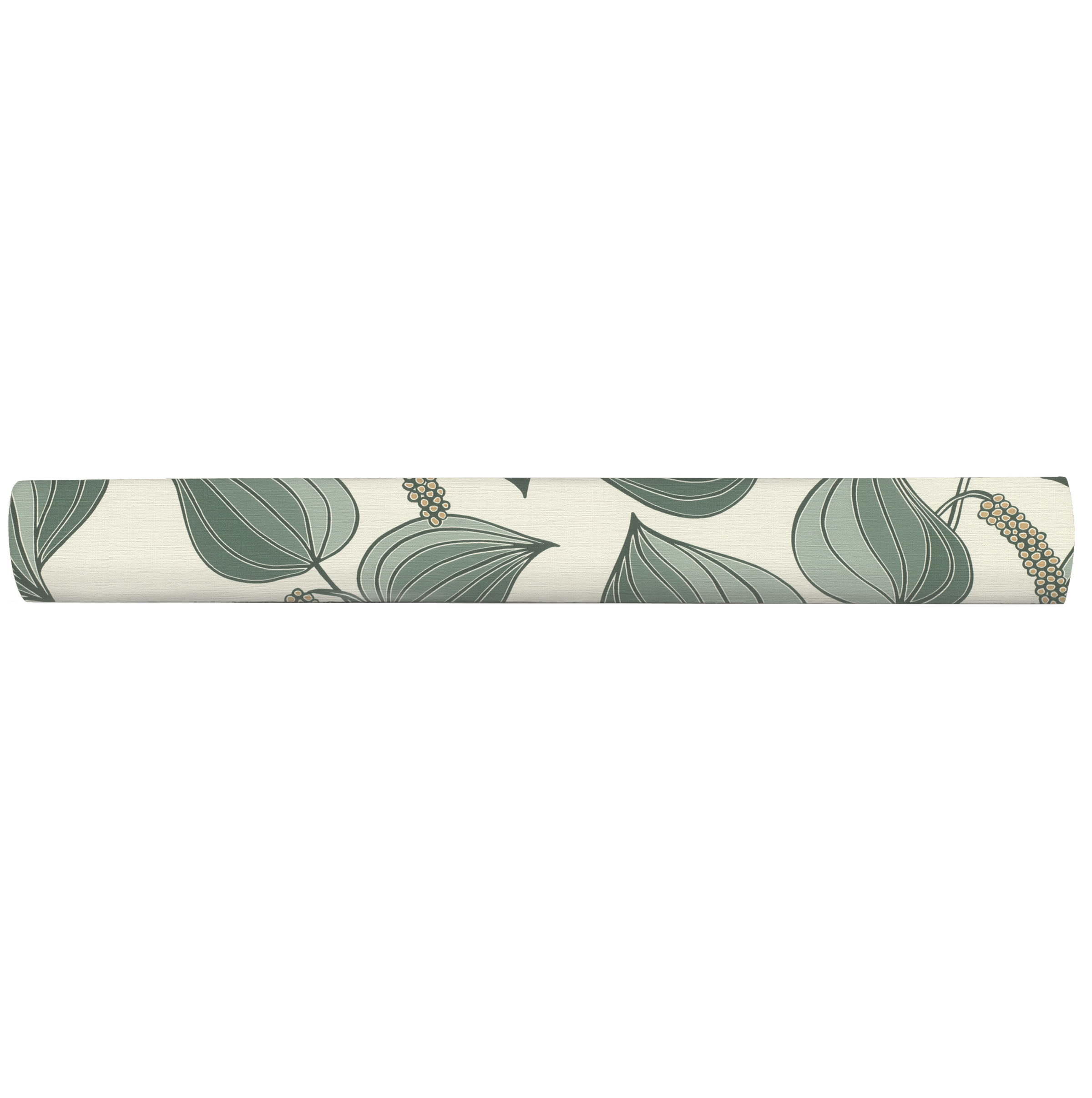 53CMX10.5M SAGE GREEN LEAF BRANCHES WALLPAPER
