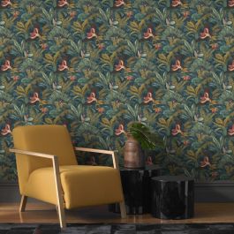 EDEN BLUE WALLPAPER 53CMX10.5M