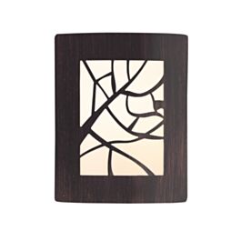 WHITNEY ALUMINIUM RUGGINE wall sconce 26x23