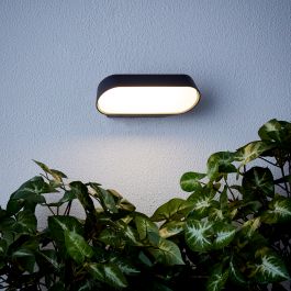 SAMIRA ALUMINIUM WALL LIGHT BLACK LED 6.8W NATURAL LIGHT