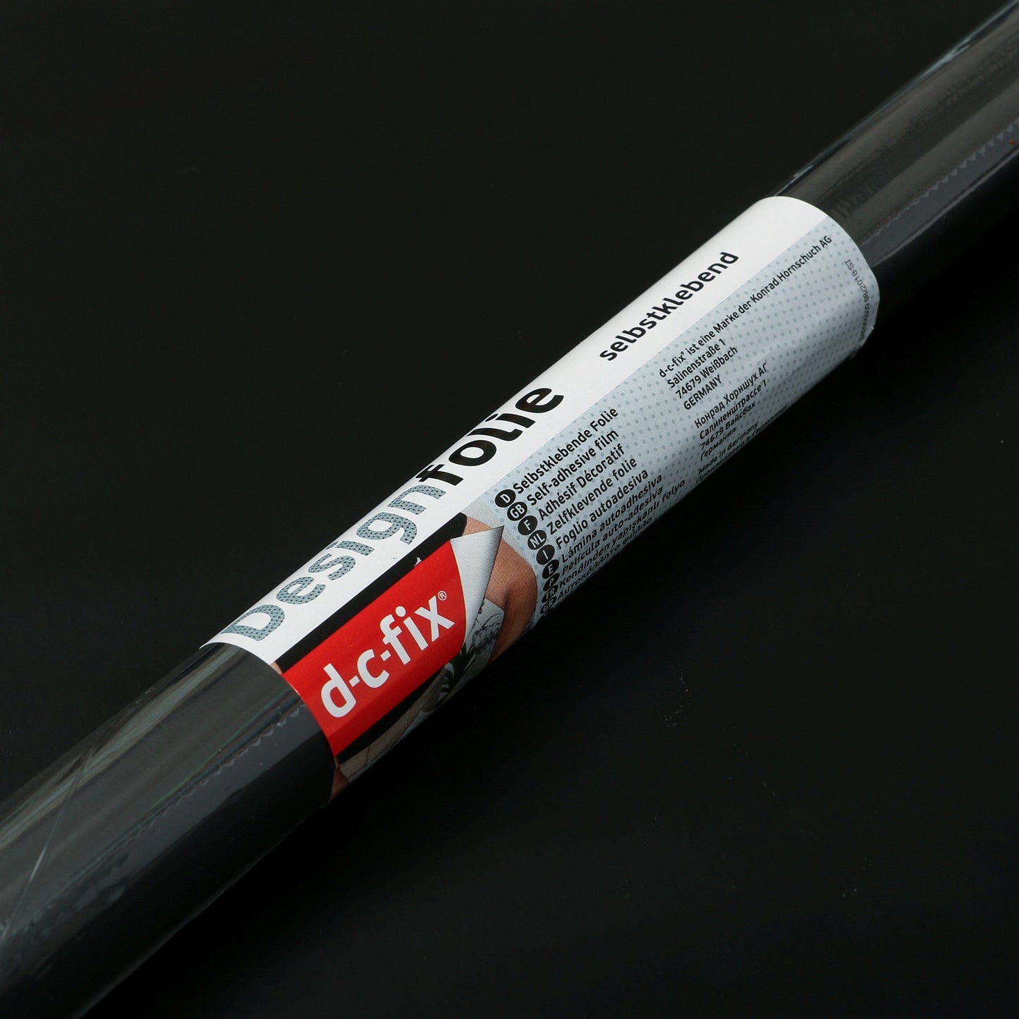 45X200 CM MATT BLACK ADHESIVE PLASTIC