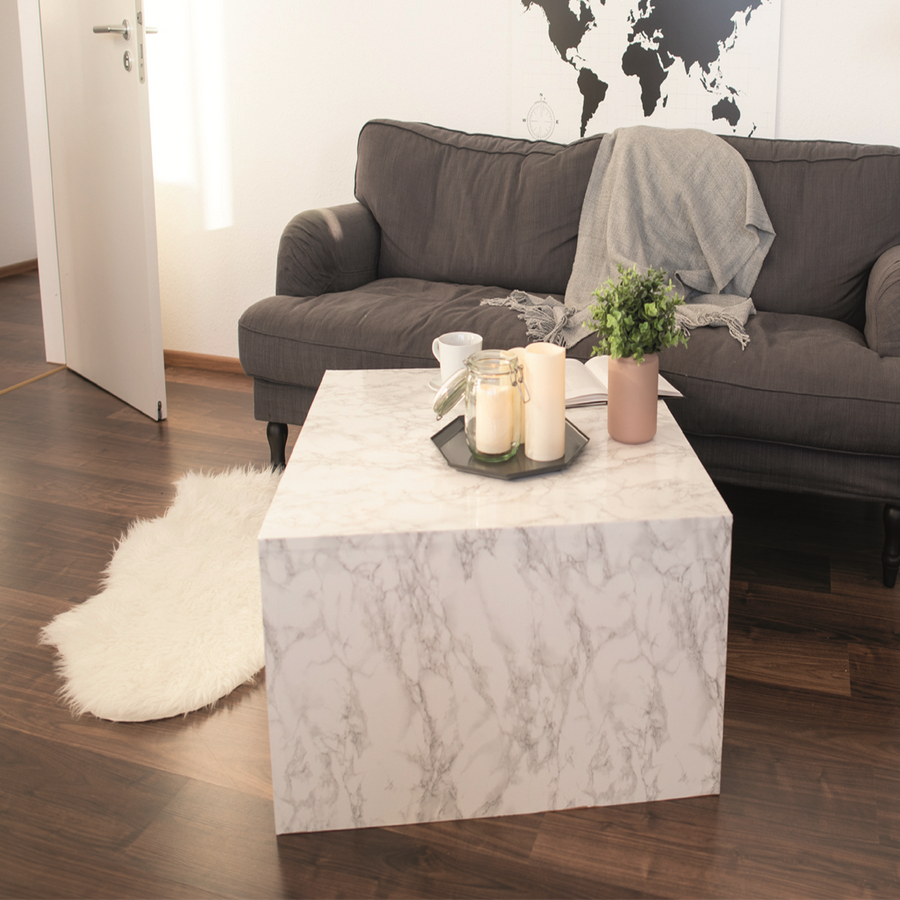 GREY VEINED MARBLE ADHESIVE PLASTIC 45X200