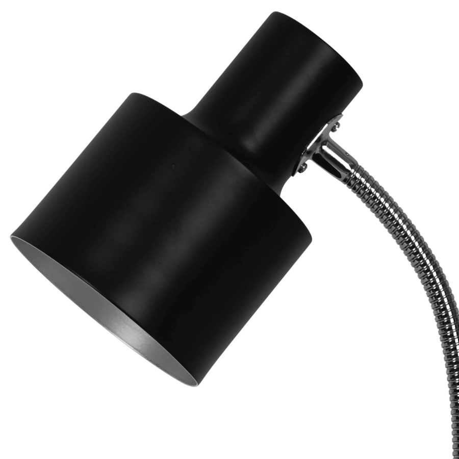 Lampada studio poucet metallo nero h34 cm e27=25w