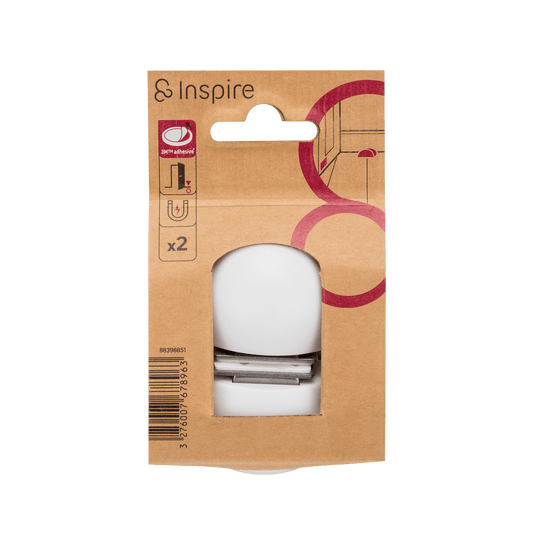 MAGNETIC DOORSTOP WITH ADHESIVE FASTENER