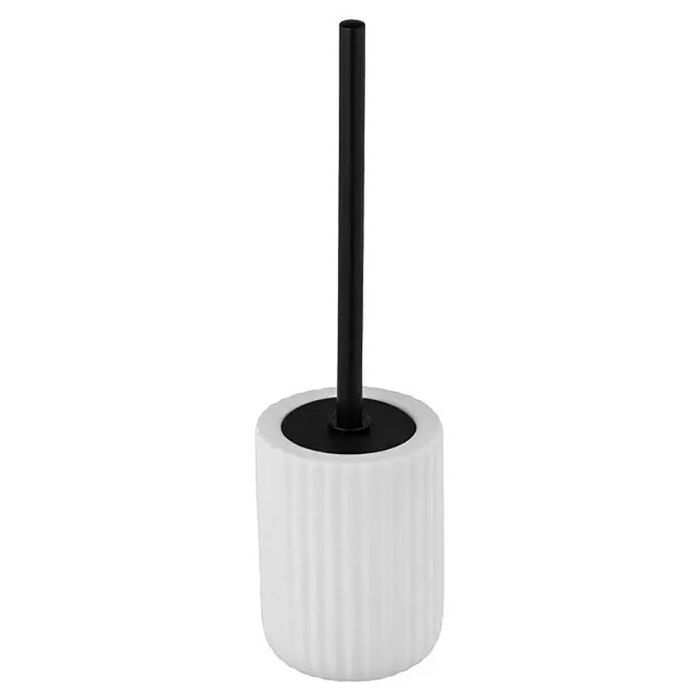 BELLUNO WHITE CERAMIC TOILET BRUSH HOLDER