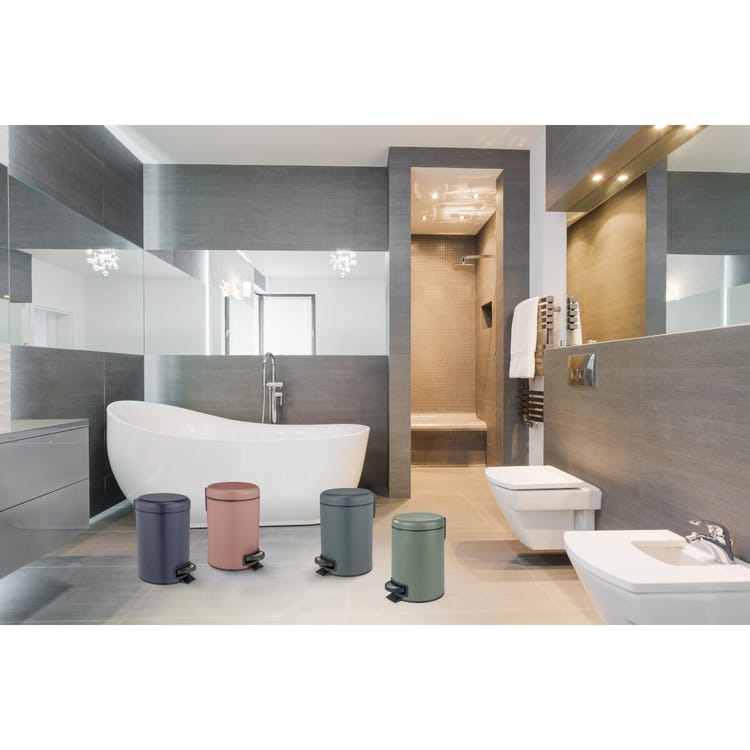 LEMAN PEDAL DUSTBIN 3L DARK BLUE