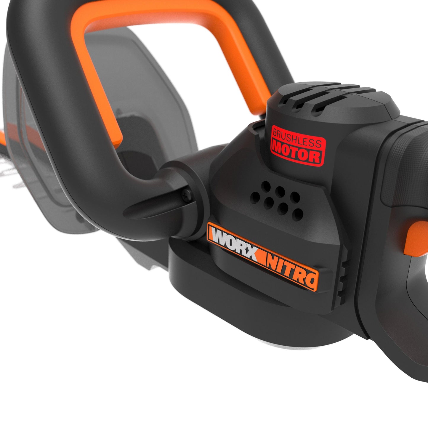 HEDGE TRIMMER BLADE 57CM CUT 27MM WORX NITRO WG263E WITH BATTERY AND CHARGE