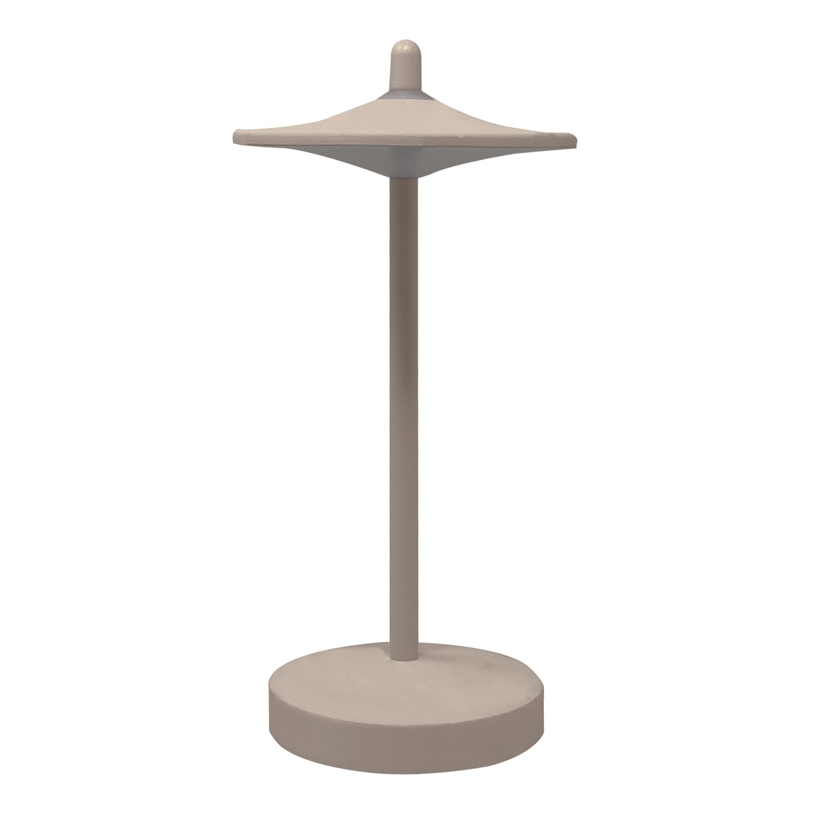 SAKE PLASTIC TABLE LAMP SAND H18.5 CM IP44