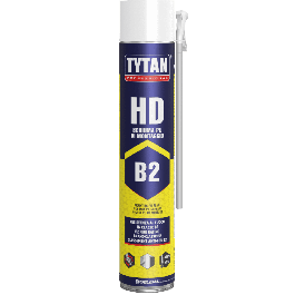 POLYURETHANE FOAM MULTI-PURPOSE MULTI-POSITION FILLING WITH STRAW HD B2 TYTAN 750ML
