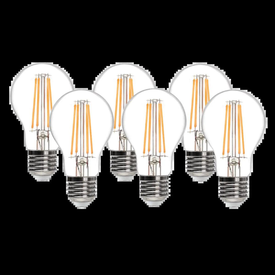 Set 4+2 bulbs 75w natural light