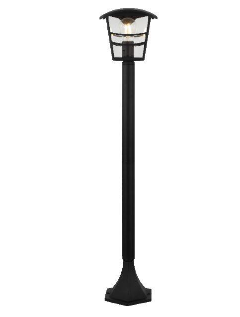 BLACK ALUMINUM PALAMA STREETLIGHT H92.5CM E27=60W IP44